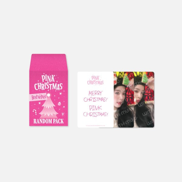 2023 Pink Christmas Photocard Random Pack - Red Velvet main image