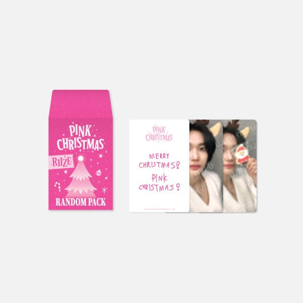 2023 Pink Christmas Photocard Random Pack - RIIZE main image