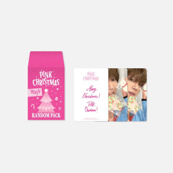 2023 Pink Christmas Photocard Random Pack - WayV main image