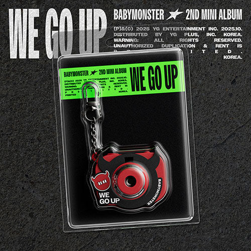 BABYMONSTER - WE GO UP [2nd Mini Album - Mini Beam Keyring Ver