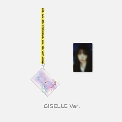 aespa ペンミ　to my world フォトカードキーホルダー　ジゼル aespa - Hologram Card Holder [MY WORLD] - K PLACE