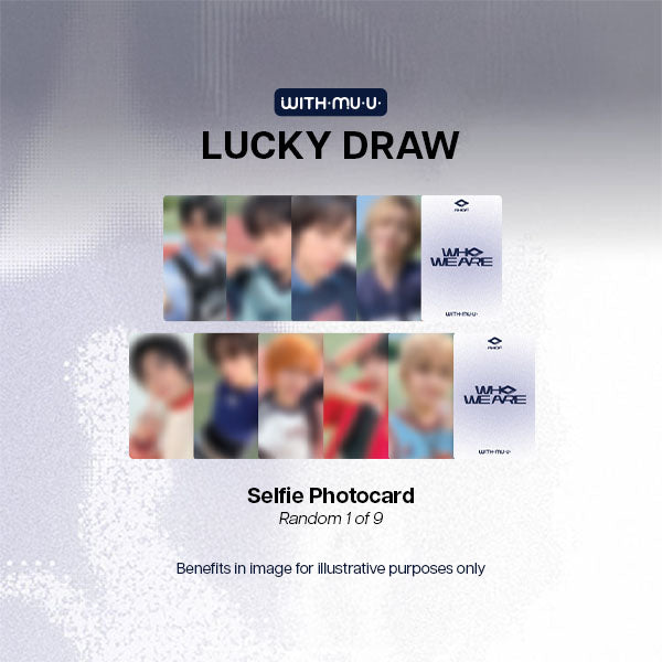 AHOF Who We Are 1st Mini Album - Photobook Ver - Withmuu Lucky Draw POBs