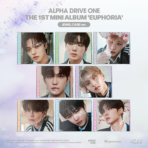 ALD1 EUPHORIA jewel case 40枚 CD 本体 新品未開封 ALPHA DRIVE ONE - EUPHORIA [1st Mini Album - Jewel Case Ver.] - K