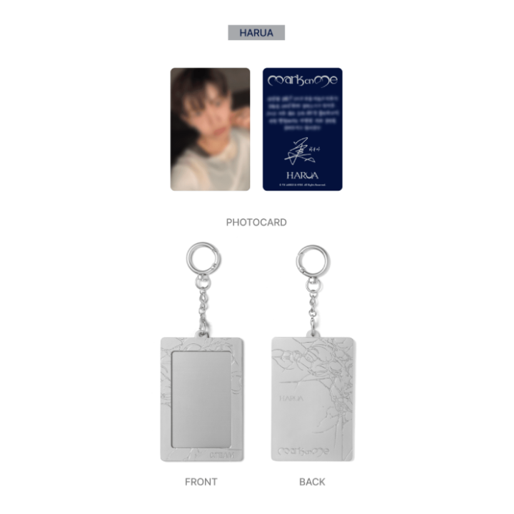 ANDTEAM Photocard Holder Mark on Me KR 2nd Mini Album POP UP Official MD HARUA Ver - main image