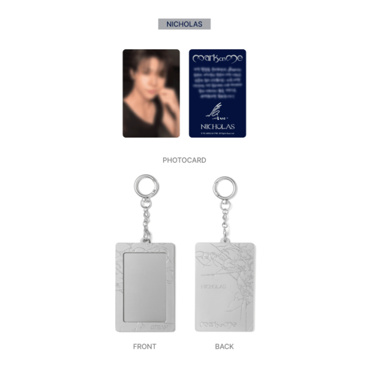 ANDTEAM Photocard Holder Mark on Me KR 2nd Mini Album POP UP Official MD NICHOLAS Ver - main image