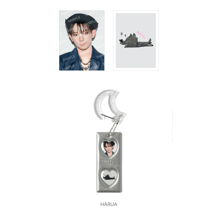 ANDTEAM Photoframe Carabiner Mark on Me KR 2nd Mini Album POP UP Official MD HARUA Ver - main image