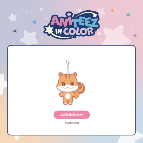 ATEEZ ANITEEZ Plush Keyring ANITEEZ IN COLOR Official MD JJOONGrami Ver - main image