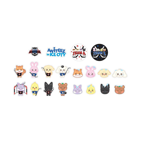 ateez 公式 非売品 ステッカーセット ATEEZグッズ シール シールセット 96枚 エイティーズ GOLDEN HOUR ス