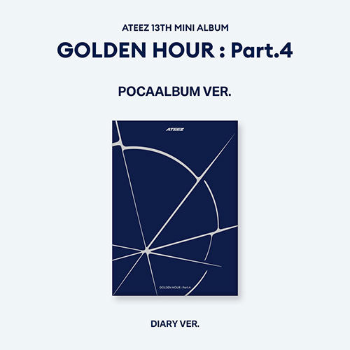 ATEEZ GOLDEN HOUR Part 4 13th Mini Album - POCA Ver DIARY