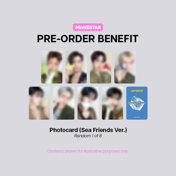ATEEZ GOLDEN HOUR Part 5 14th Mini Album POCA Ver - MAKESTAR POBs