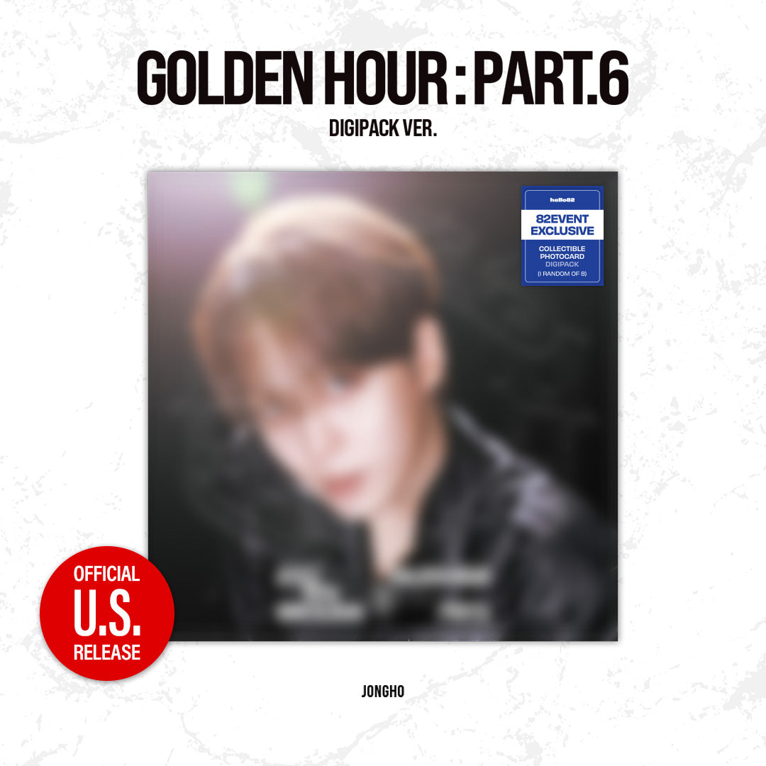 ATEEZ GOLDEN HOUR Part6 15th Mini Album - 82EVENT Exclusive Digipack Ver - JONGHO Ver - Main Image