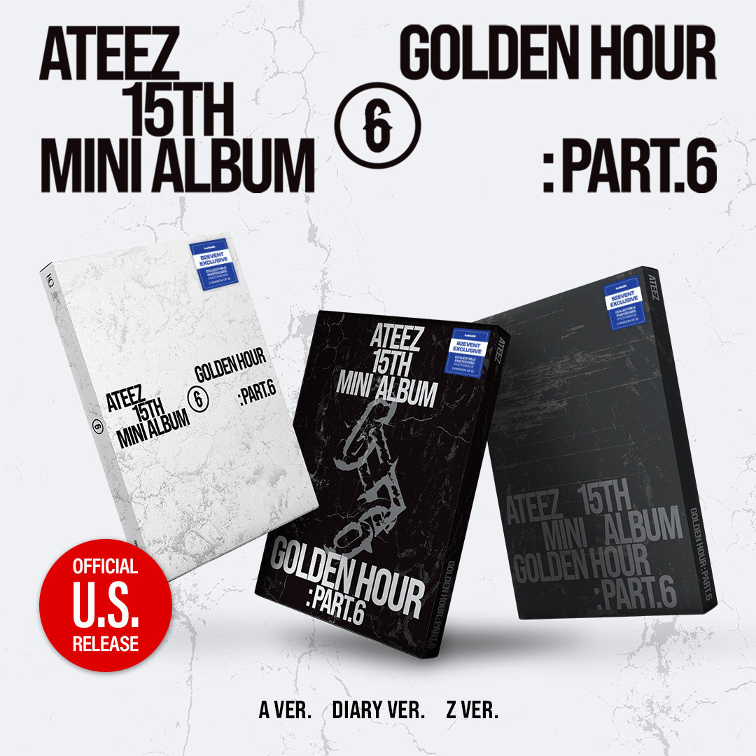 ATEEZ GOLDEN HOUR Part6 15th Mini Album - 82EVENT Exclusive Ver - Main Image