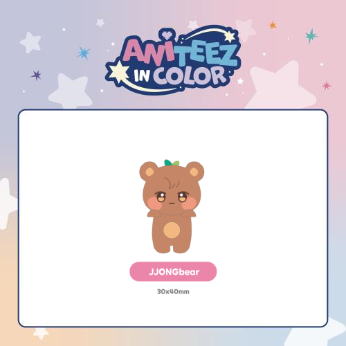 ATEEZ Mini Deco Figure ANITEEZ IN COLOR Official MD JJONGbear Ver - main image