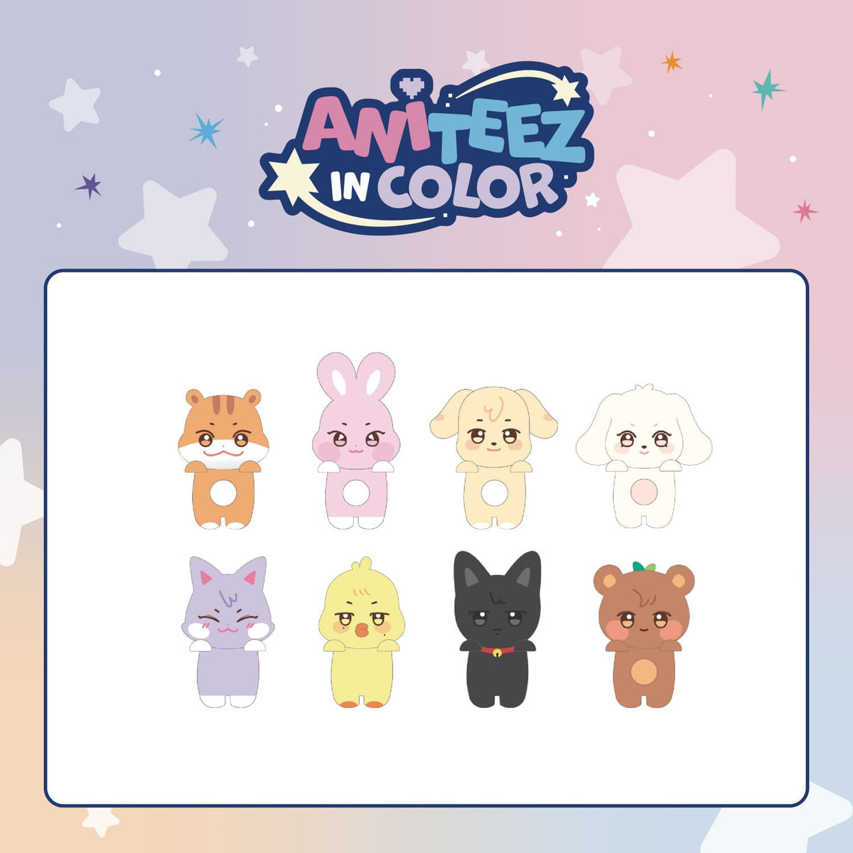 ATEEZ Mini Deco Figure ANITEEZ IN COLOR Official MD - Main Image