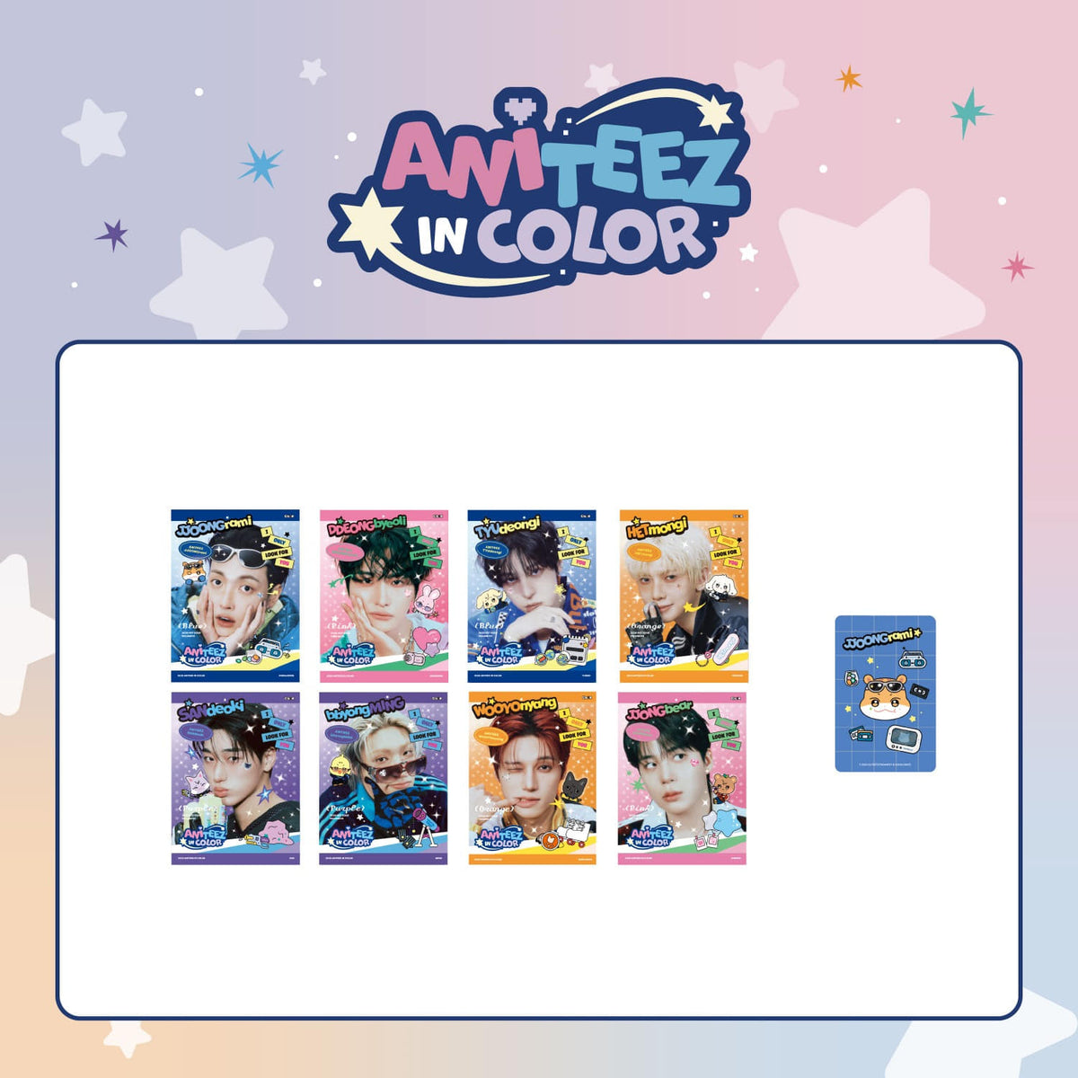 ATEEZ Mini Photobook ANITEEZ IN COLOR Official MD - Main Image