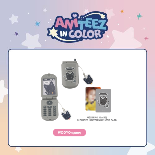 ATEEZ Miniature Phone Set ANITEEZ IN COLOR Official MD WOOYOnyang Ver - main image