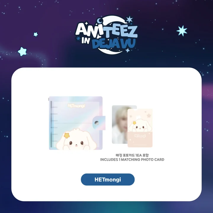 ATEEZ Photocard Binder ANITEEZ IN DEJAVU POP UP Official MD HETmongi Ver - main image
