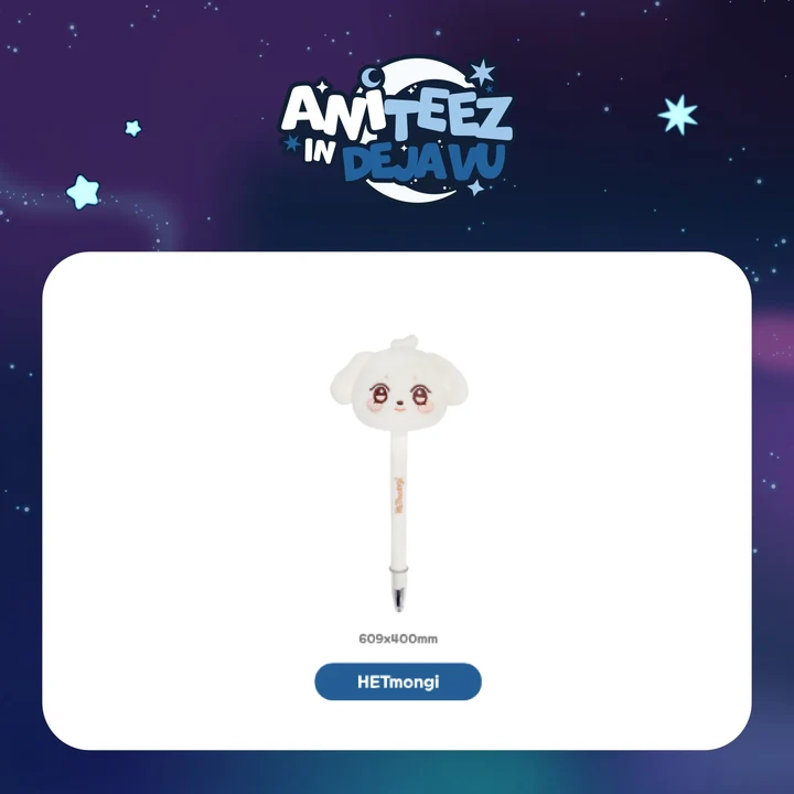 ATEEZ Plush Ball Pen ANITEEZ IN DEJAVU POP UP Official MD HETmongi Ver - main image