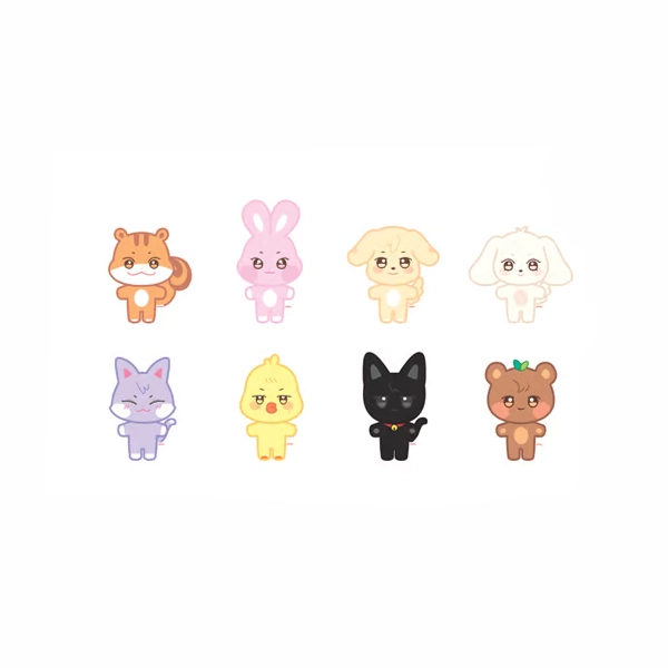 ATEEZ ANITEEZ mini plush ぬいぐるみ 8種 コンプ 25cm ATEEZ Aniteez Plush Ateez Plushie Kawaii Soft Stuffed