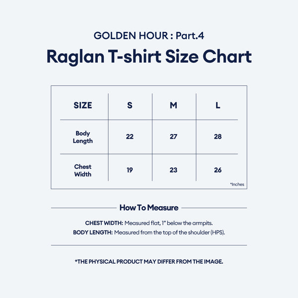 ATEEZ - Raglan T-Shirt [GOLDEN HOUR : Part.4 Official MD] - K PLACE