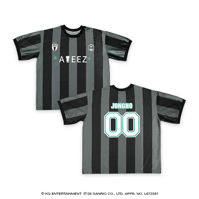 ATEEZ T-Shirt ATEEZ X HELLO KITTY BLACK SERIES JP MD - JONGHO Ver - Main Image