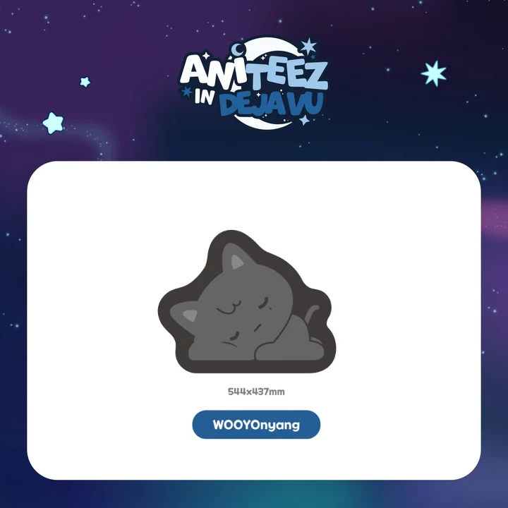 ATEEZ Tiny Rug ANITEEZ IN DEJAVU POP UP Official MD WOOYOnyang Ver - main image