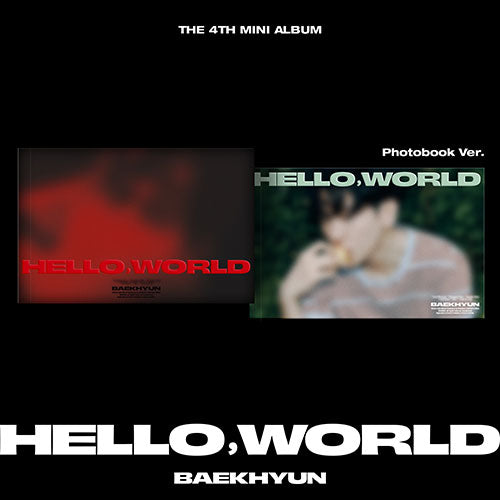 2025春の新作 [4th World Hello, - BAEKHYUN Mini Ver Photobook - Album 写真整理・保管