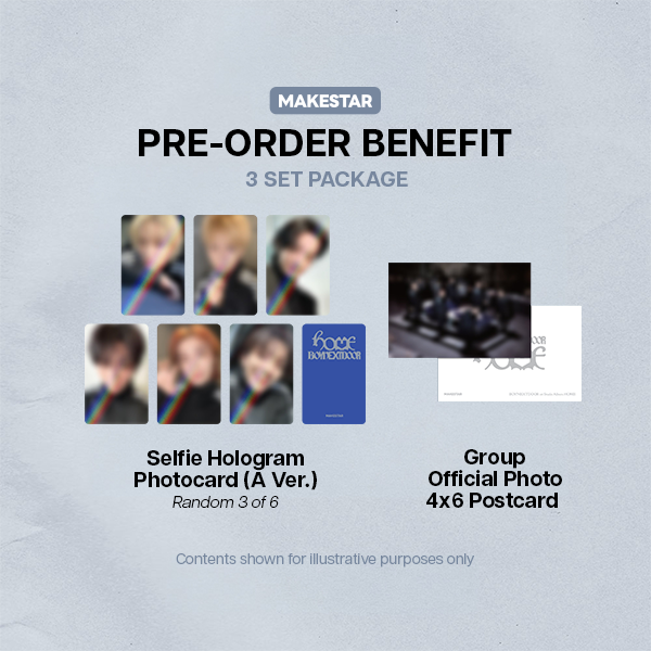 BOYNEXTDOOR HOME 1st Studio Album - MAKESTAR Set POBs