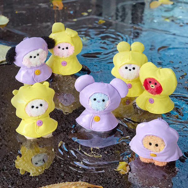 BT21 minini - Mini Rainy Day Plush Keyring - K PLACE