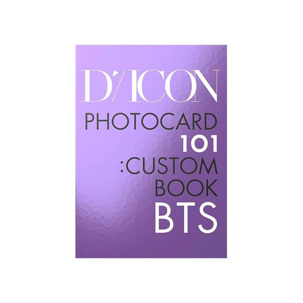 US Free Shipping] BTS - D'/ICON PHOTOCARD 101 : CUSTOM BOOK