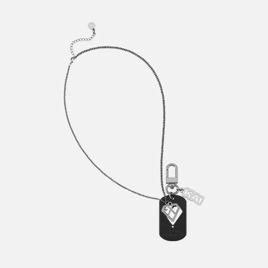 EXO KAI - Necklace & Tag Keyring [Welcome Back Set] - K PLACE