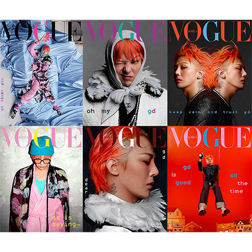 VOGUE KOREA 2月号 G-Dragon 表紙 6冊セット G-DRAGON Cover - Vogue Korea [February 2025] - K PLACE