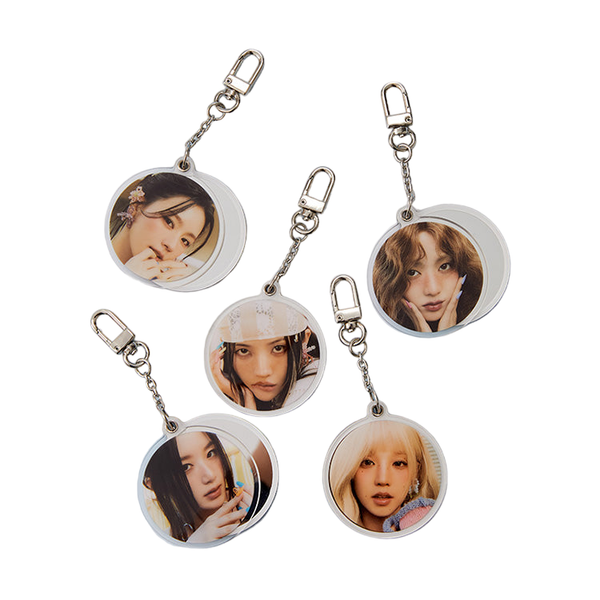 G)I-DLE - Acrylic Mirror Keyring [KLAXON POP-UP Official MD] - K PLACE