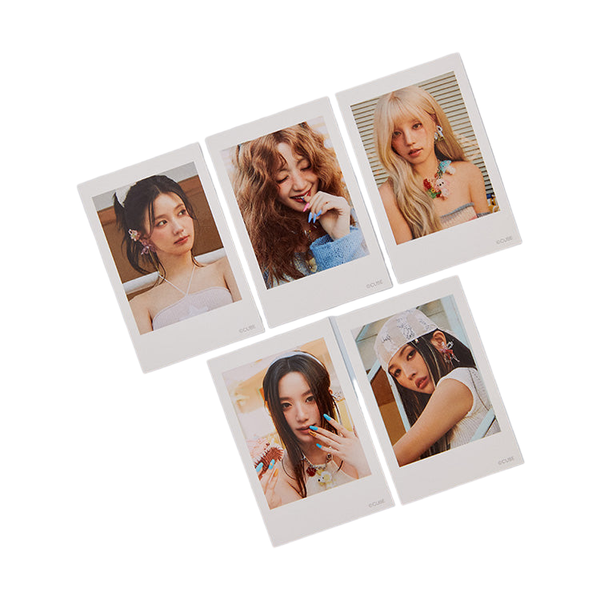 G)I-DLE - Tin Case Polaroid Set [KLAXON POP-UP Official MD] - K PLACE