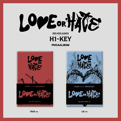 H1-KEY - LOVE or HATE [3rd Mini Album - POCA Ver.] - K PLACE