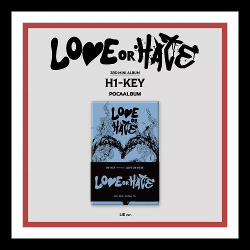 H1-KEY - LOVE or HATE [3rd Mini Album - POCA Ver.] - K PLACE
