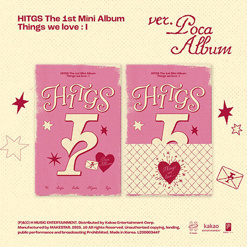 HITGS - Things we love : I [1st Mini Album - POCA Ver.] - K PLACE