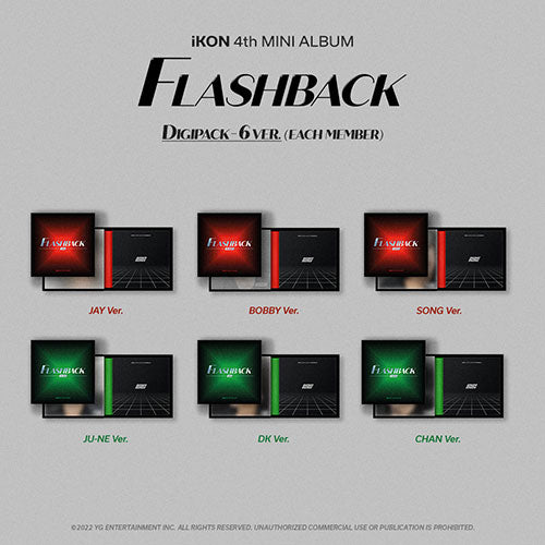 iKON - FLASHBACK [4th Mini Album - Digipack Ver.] - K PLACE