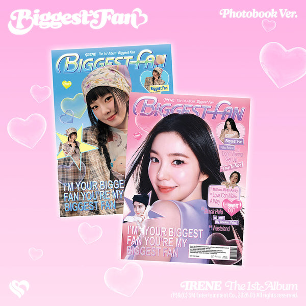 【 値下げ 】アイリーン biggest fan アルバム CD 全4種類Ver irene-biggest-fan-1st-album-