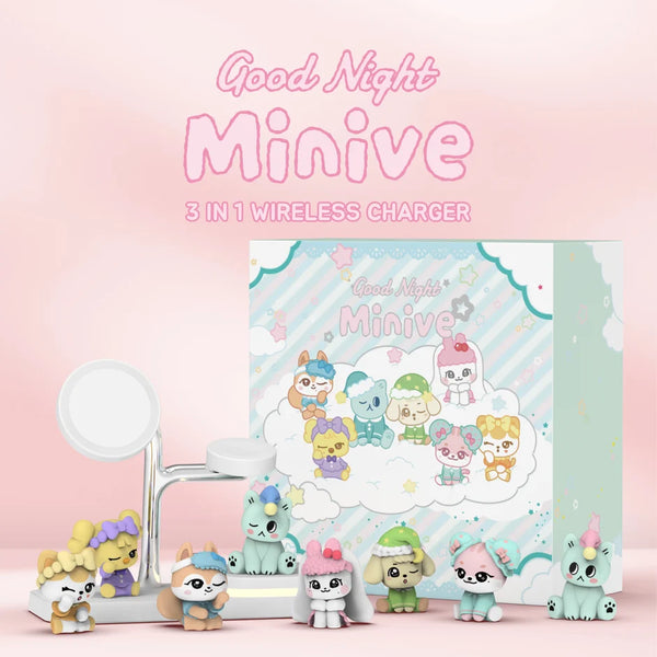 IVE ✩MINiVE NAORI グッズ セット IVE - 3 in 1 Wireless Charger [Good Night MINIVE - Luxury Package