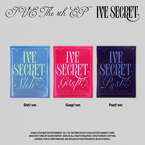 アイドル IVE SECRET IVE - IVE SECRET [4th EP Album] - K PLACE