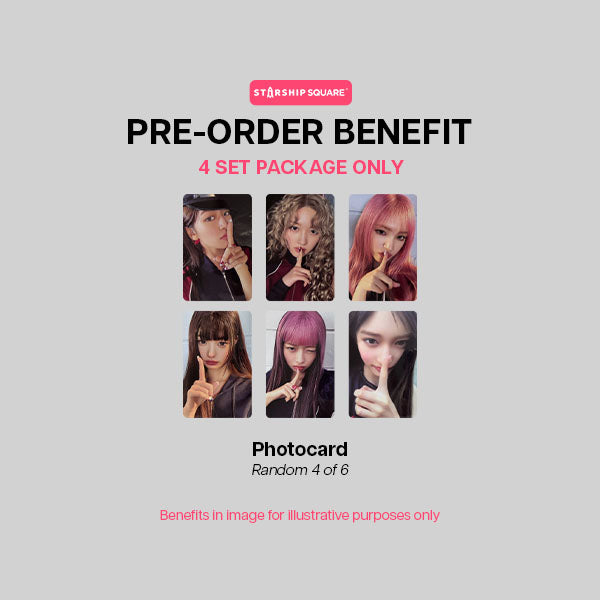 IVE IVE SECRET 4th EP Album Starship Square Set POBs