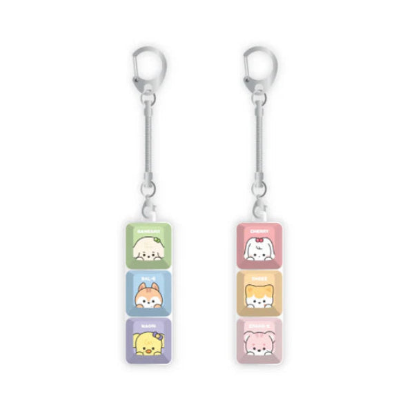 IVE キムガウル　キーホルダーセット IVE - MINIVE Keycap Keyring ['SHOW WHAT I AM' WORLD TOUR Official