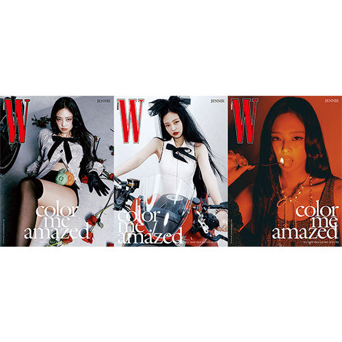 W KOREA BLACKPINK JENNIE 表紙 5冊セット 21/11] W KOREA - Cover : BLACKPINK : Jennie - interAsia