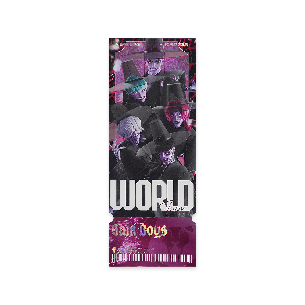 K-Pop Demon Hunters Collectible Trading Cards Laser Ticket - Main Image 4