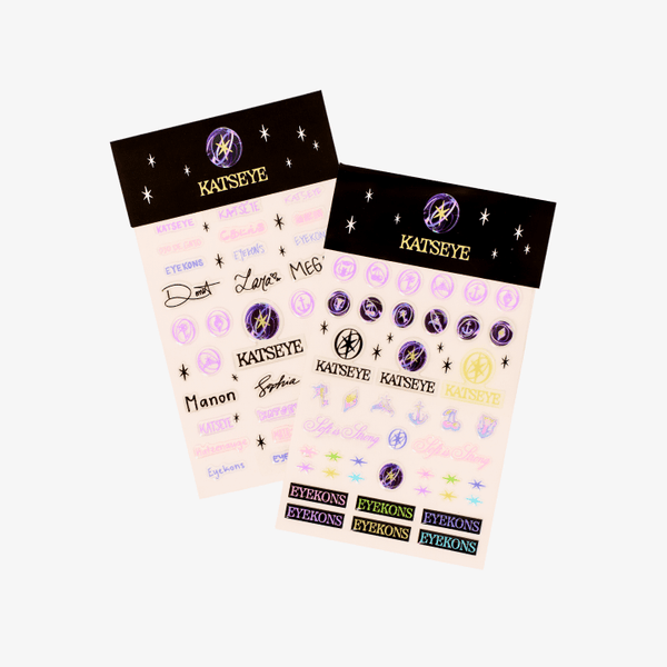 KATSEYE DIY Sticker Set 3D Official MD K PLACE