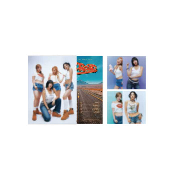 KISS OF LIFE - L-Holder & Poster Set [1st World Tour 'KISS ROAD In