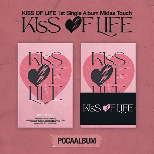 KISS OF LIFE - Midas Touch [1st Single Album - POCA Ver.] - K PLACE