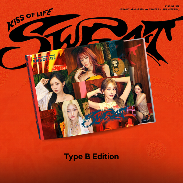 KISS OF LIFE - SWEAT [2nd JP Mini Album - Type B] - K PLACE