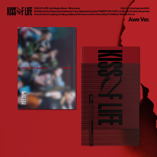 KISS OF LIFE - Who is she [2nd Single Album - Awe Ver.] - K PLACE